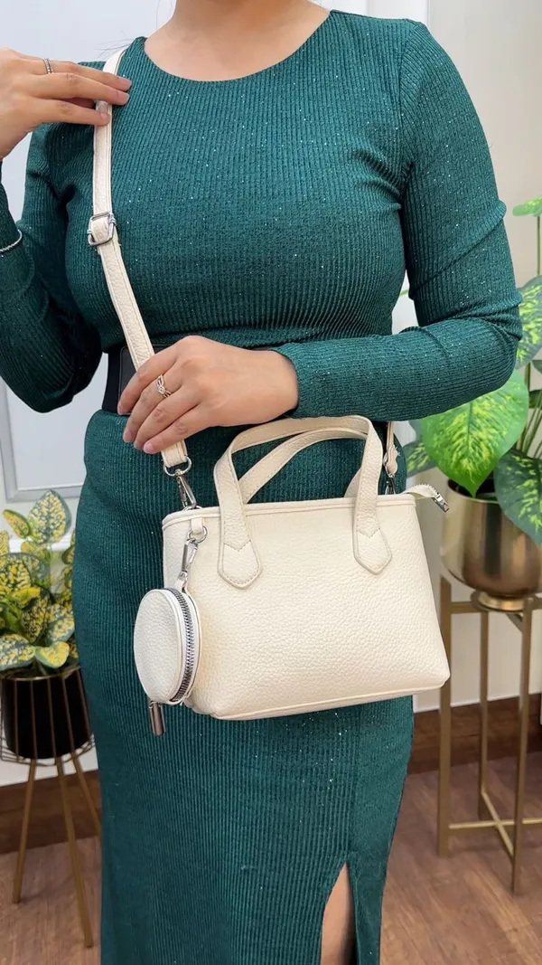 White_Classic_Maria_Sling_Crossbody_Bag_With_Coin_Pouch