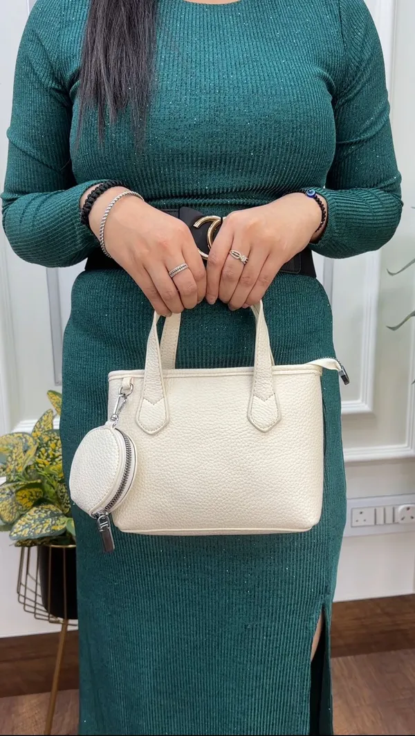 White_Classic_Maria_Sling_Crossbody_Bag_With_Coin_Pouch