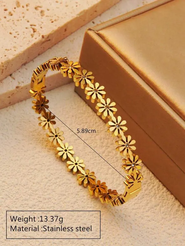 Flower_Carved_Anti_Tarnish_Gold_Plated_Bracelet