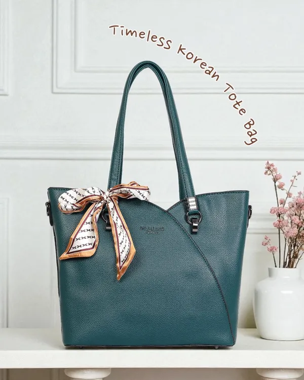 Marine_Green_Classic_Korean_Tote_Bag