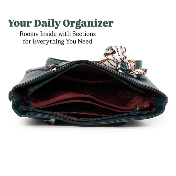 Marine_Green_Classic_Korean_Tote_Bag