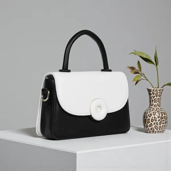 Black_&_White_Stylish_Madision_Sling_Crossbody_Cum_Shoulder_Bag_(korean)