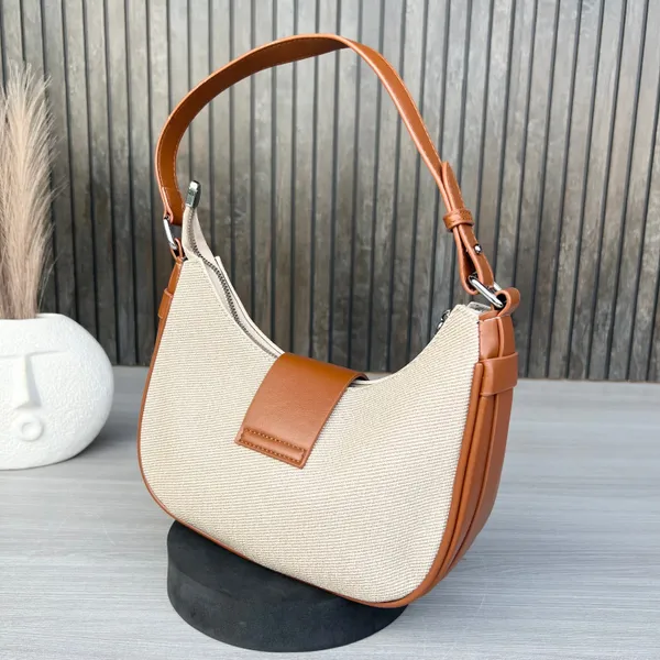 Tan_Classic_Adele_Canvas_Blended_Shoulder_Baguette