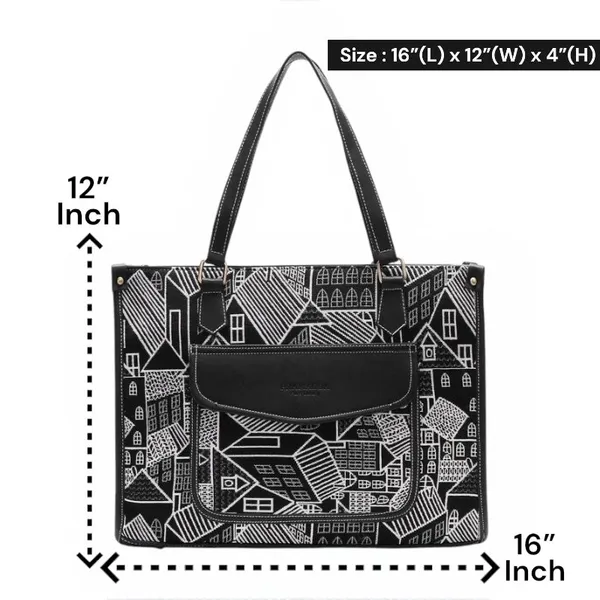Geo_Print_Aisha_Canvas_Laptop_Box_Tote_Bag