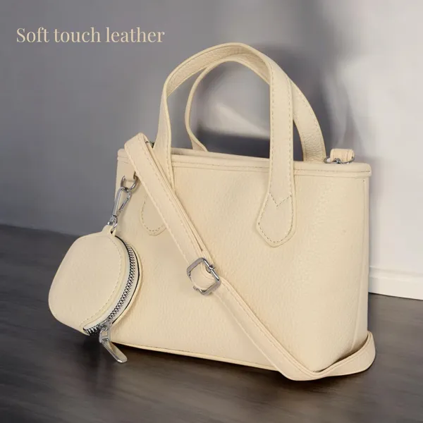 White_Classic_Maria_Sling_Crossbody_Bag_With_Coin_Pouch