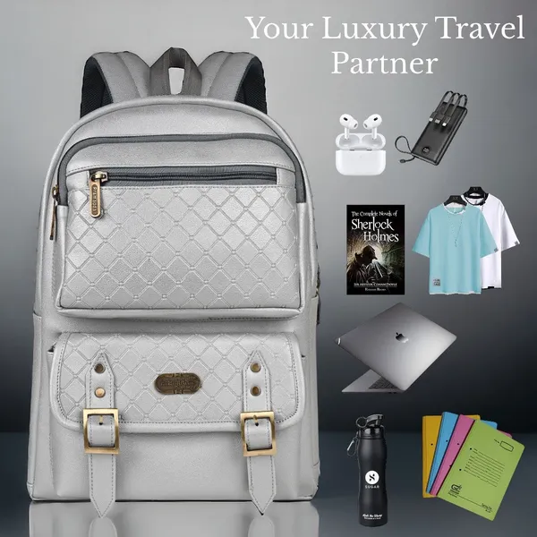 Metallic_Silver_Milan_Leather_Backpack_for_Men_and_Women._College_Office_Travel_Laptop_Backpack