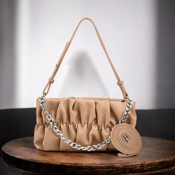 Khaki_Cloud_Chain_Shoulder_Sling_Bag_for_Women