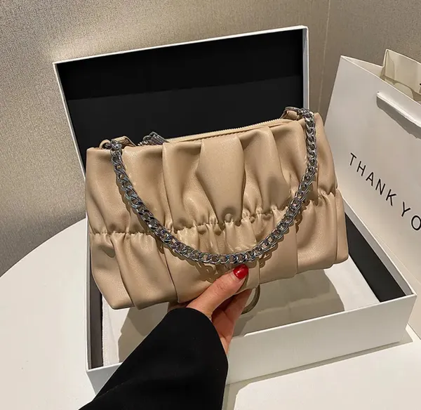Khaki_Cloud_Chain_Shoulder_Sling_Bag_for_Women