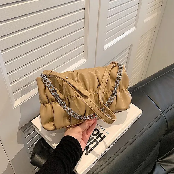 Khaki_Cloud_Chain_Shoulder_Sling_Bag_for_Women