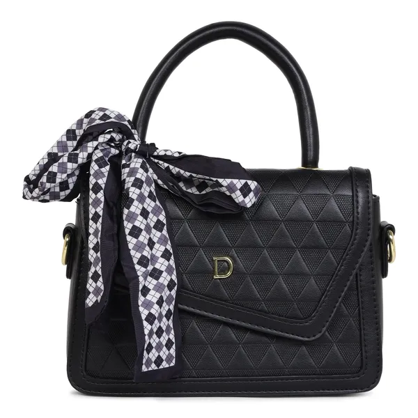 Black_Elegant_Daisy_Crossbody_Sling_Bag_(korean)