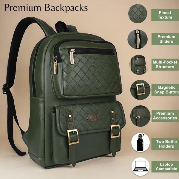 Milan_Forest_Green_Backpack_for_Men_and_Women._College_Office_Travel_Laptop_Backpack