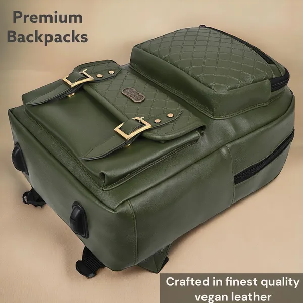 Milan_Forest_Green_Backpack_for_Men_and_Women._College_Office_Travel_Laptop_Backpack