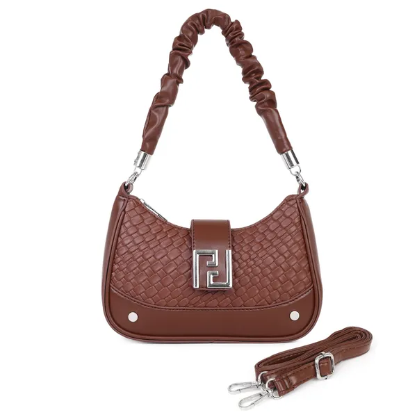 Brown_Elegant_Valentina_Shoulder_Bag_Ith_Sling_Belt