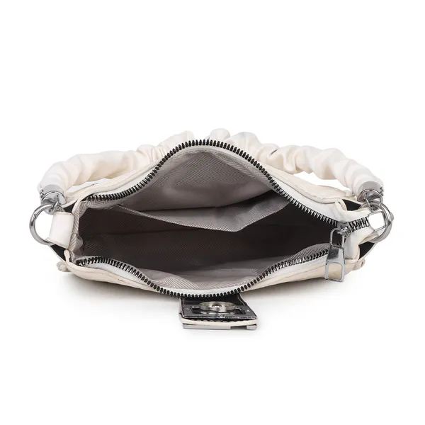 White_Elegant_Valentina_Shoulder_Bag_Ith_Sling_Belt