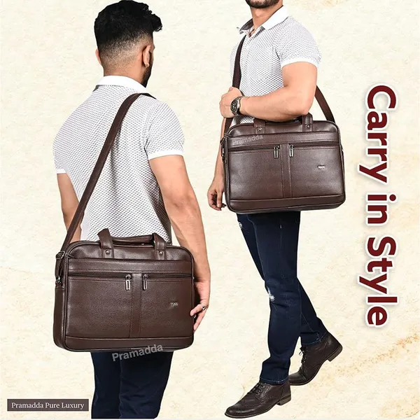 Unisex_Vegan_Leather_Laptop_Messenger_Bags_For_Office,_College,_Travel