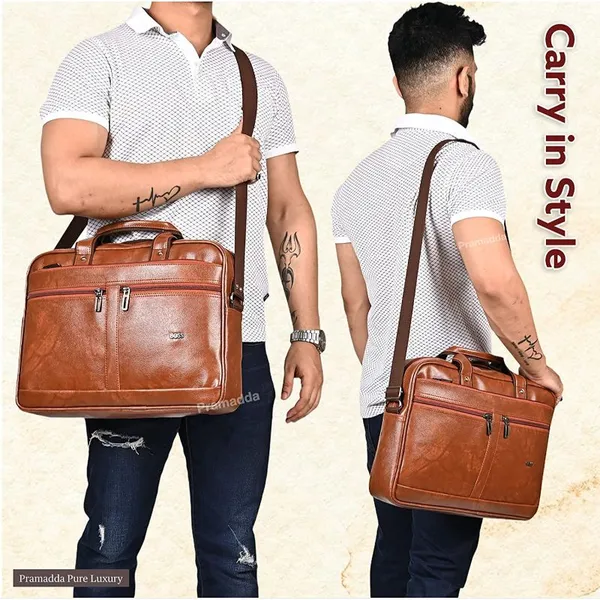 Unisex_Vegan_Leather_Laptop_Messenger_Bags_For_Office,_College,_Travel