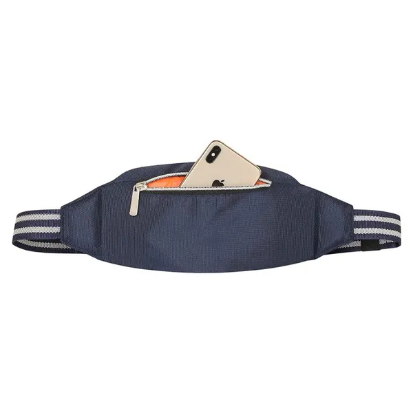 Grey_Pure_Luxury_Unisex_Waist_Bum_Bag_With_Adjustable_Belt_(38.1_X_7.62_X_12.7_Cm)