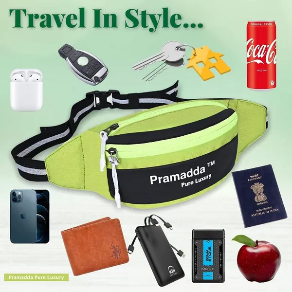 Neon_Green_Pure_Luxury_Unisex_Tourister_Waist_Zip_Pouch_Sport_Bag