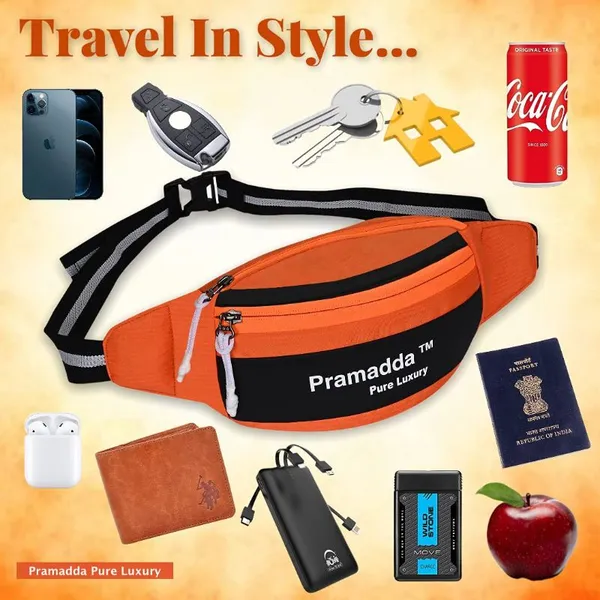 Orange_Pure_Luxury_Unisex_Tourister_Waist_Zip_Pouch_Sport_Bag
