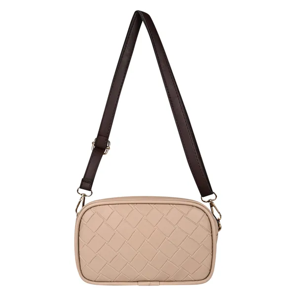 Royal_Beige_Check_Emboss_Crossbody_Cum_Waist_Bag_For_Women