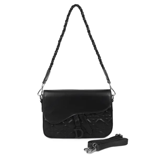 Black_Stylish_Dakota_Sling_Crossbody_Cum_Shoulder_Bag
