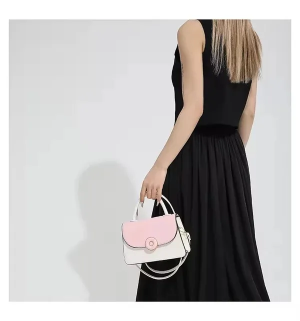 White_&_Pink_Stylish_Madision_Sling_Crossbody_Cum_Shoulder_Bag_(korean)