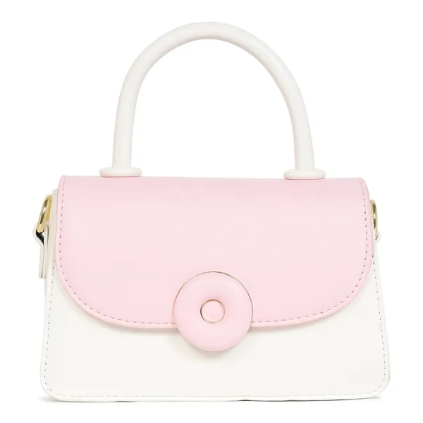 White_&_Pink_Stylish_Madision_Sling_Crossbody_Cum_Shoulder_Bag_(korean)