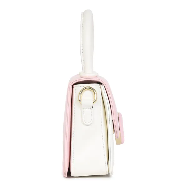 White_&_Pink_Stylish_Madision_Sling_Crossbody_Cum_Shoulder_Bag_(korean)