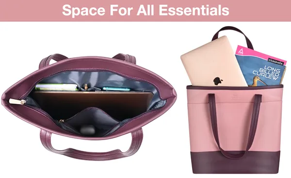 Pink_Vegan_Leather_Tote_&_Emboss_Crossbody_Bag