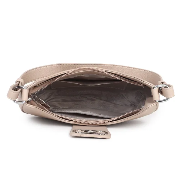 Beige_Classic_Venus_Shoulder_Bag_With_Sling_Belt