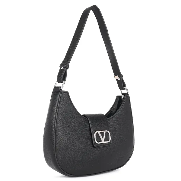 Black_Classic_Venus_Shoulder_Bag_With_Sling_Belt_(korean)