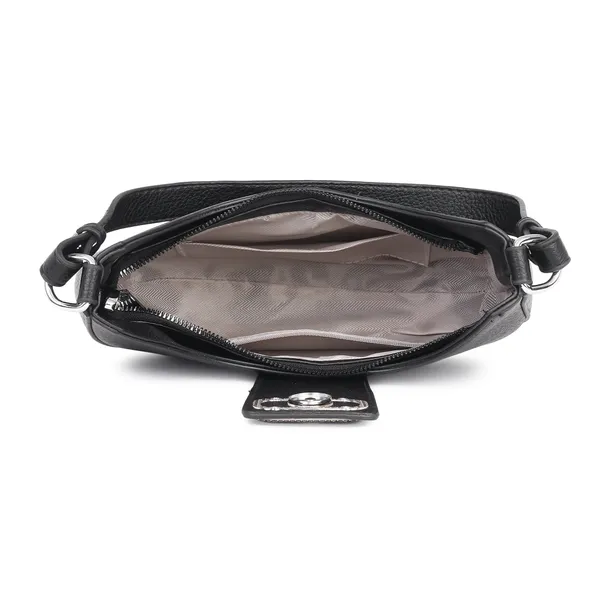 Black_Classic_Venus_Shoulder_Bag_With_Sling_Belt_(korean)