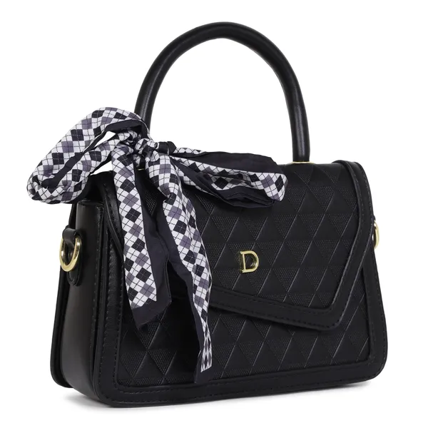 Black_Elegant_Daisy_Crossbody_Sling_Bag_(korean)