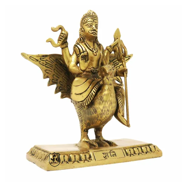 NEO_CLASSIC_Shani_Dev_Brass_Idol_Statue_Shani_Dev_Maharaj_Puja_Murti_for_Home,_Office_Temple_Spiritual_God_Idol_for_Positivity