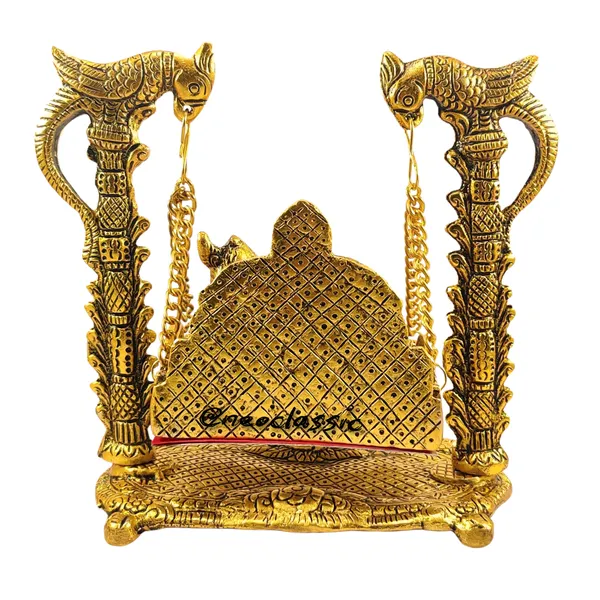 NEO_CLASSIC_Laddu_Gopal_Jhula_7_Inch_|_Krishna_Swing_Hindola_Palana_|_Decorative_Metal_Jhula_for_Temple,_Pooja_&_Home_Decor