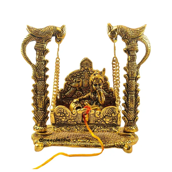 NEO_CLASSIC_Laddu_Gopal_Jhula_7_Inch_|_Krishna_Swing_Hindola_Palana_|_Decorative_Metal_Jhula_for_Temple,_Pooja_&_Home_Decor