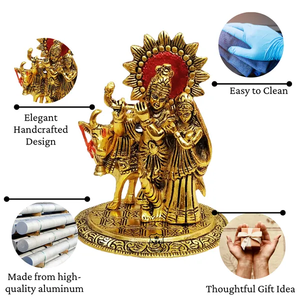 NEO_CLASSIC_Radha_Krishna_Standing_with_Cow_–_Religious_Murti_for_Home,_Office_&_Mandir_(7_Inch)