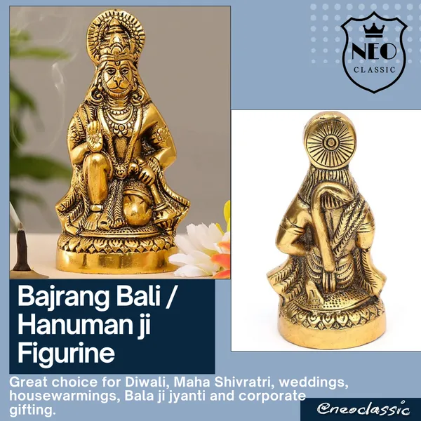 NEO_CLASSIC_Hanuman_Ji_Idol_–_Bajrang_Bali_Sitting_Murti_Gold_Finish_Showpiece