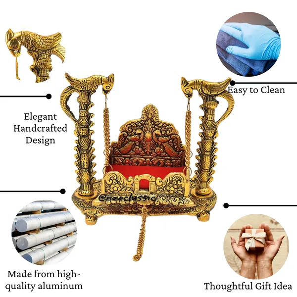 Metal_Swing_Laddu_Gopal_Jhula_Krishna_Hindola_Palana_Decorative_Laddu_Gopal_Idol_for_Temple_Pooja_Showpiece_Figurine_Religious_Gift_7_inch