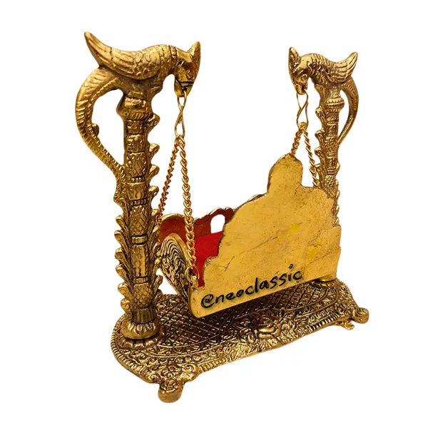 Metal_Swing_Laddu_Gopal_Jhula_Krishna_Hindola_Palana_Decorative_Laddu_Gopal_Idol_for_Temple_Pooja_Showpiece_Figurine_Religious_Gift_7_inch