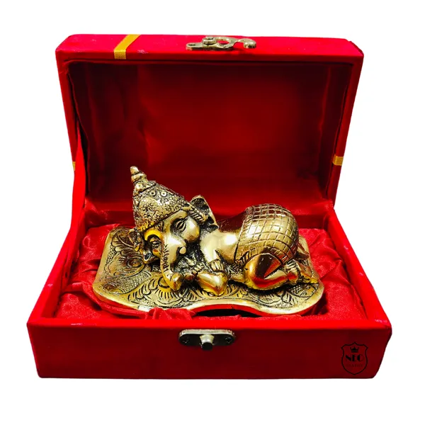 Ganesh_Sleeping_Baby_Ganesh_Resting_Ganesh_Idol_Lord_Ganesha_Statue_Ganpati_Murti_with_Beautiful_Velvet_Box_Packing