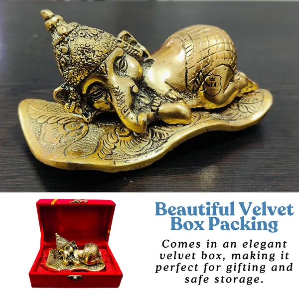Ganesh_Sleeping_Baby_Ganesh_Resting_Ganesh_Idol_Lord_Ganesha_Statue_Ganpati_Murti_with_Beautiful_Velvet_Box_Packing