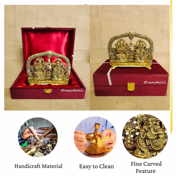 NEO_CLASSIC_Laxmi_Ganesh_Statue_–_Gold_Finish_Lakshmi_Ganpati_Idol_with_Premium_Velvet_Box_for_Home_&_Office_Décor