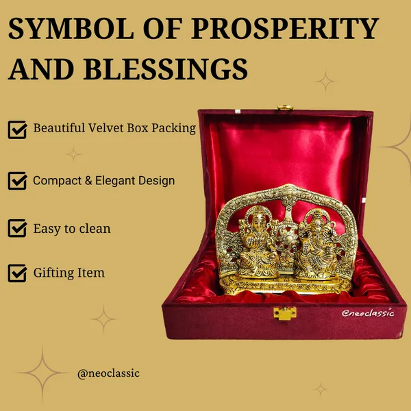 NEO_CLASSIC_Laxmi_Ganesh_Statue_–_Gold_Finish_Lakshmi_Ganpati_Idol_with_Premium_Velvet_Box_for_Home_&_Office_Décor