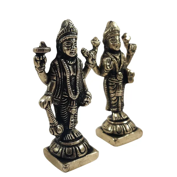 Lord_Vishnu_Laxmi_Standing_Statue_Solid_Fine_Brass_Laxmi_Narayan_Murti