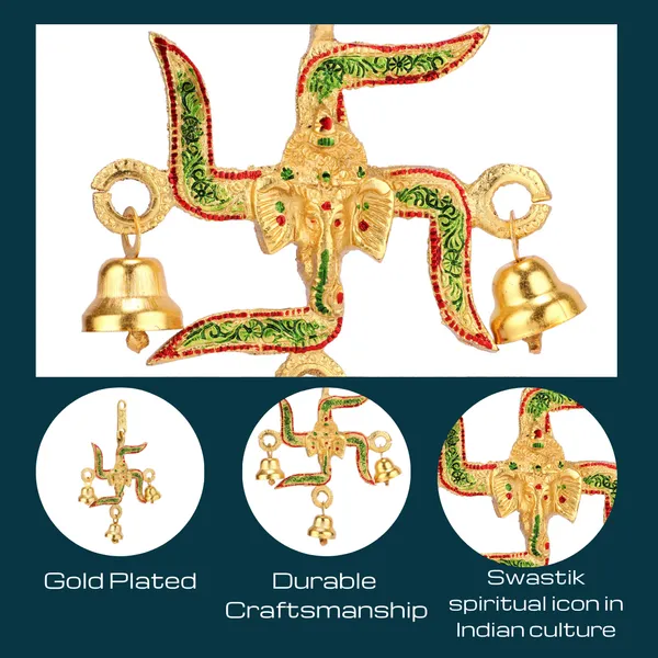 NEO_CLASSIC_Swastik_Door_Entrance_Wall_Hanging_with_Om_Symbol_|_Metal_Vastu_Hanging_for_Home,_Main_Door,_Pooja_Room_&_Office_Décor_|_Red_Auspicious_Religious_Symbol