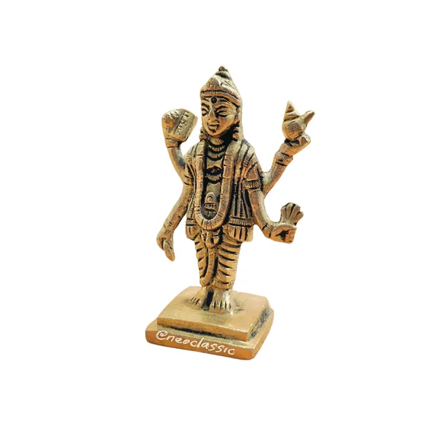 NEO_CLASSIC_Dhanvantari_Brass_Idol_|_The_Physician_of_Gods_Statue_for_Home_Temple,_Pooja_&_Dhanteras_Rituals_|_Religious_Décor_Murti_(Height_3.5_Inch)