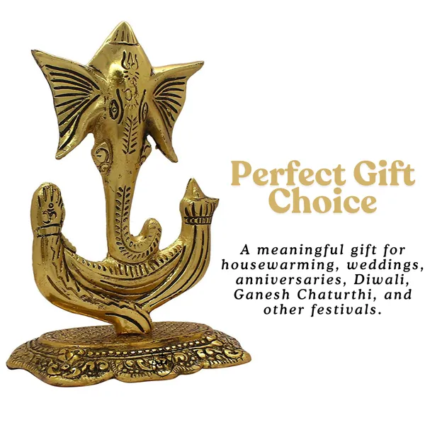 NEO_CLASSIC_Ganesh_Ji_Idol_Gold_Plated_|_Trishul_Ganesh_Decorative_Showpiece_for_Home_Temple,_Living_Room_&_Spiritual_Décor_|_Housewarming_Gift_|_8_Inch