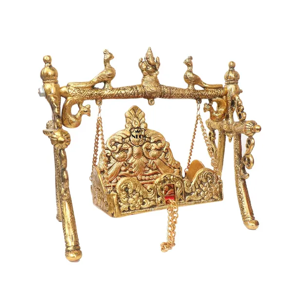 Gold_Jhula_for_Laddu_Gopal_Krishna_Hindola_Palana_Decorative_Swing_for_No._56_Bal_Gopal_Janmashtami_Pooja_Temple_Dcor