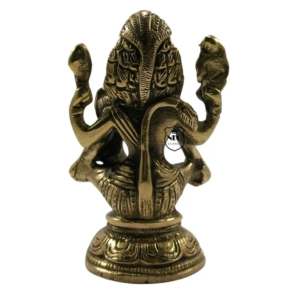 NEO_CLASSIC_Brass_Narsingh_Laxmi_Idol_4.1_Inch_|_Handcrafted_Hindu_God_Statue_|_Wealth_&_Protection_Symbol_|_Home_Temple,_Pooja_&_Gift_Deco